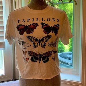 Mighty Fine Medium Butterfly Crop Top